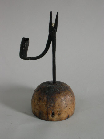 Rush light holder