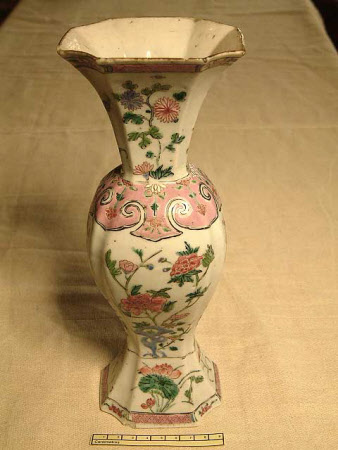 A pair of Qianlong beaker vases.