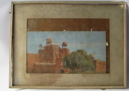 The Delhi Gate of the Red Fort, Agra, India