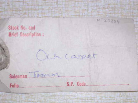 Delivery label
