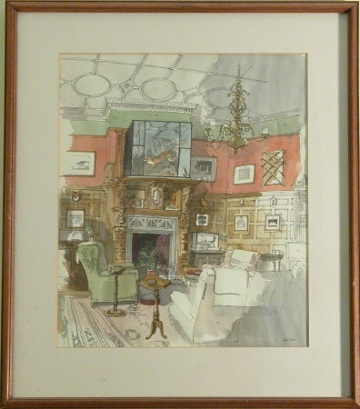 Smoking Room, Lanhydrock, Cornwall