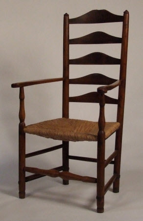 Ladderback armchair