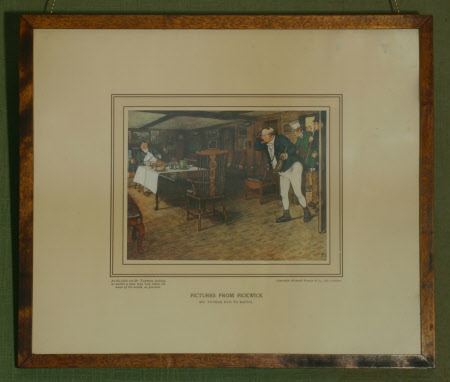 Mr Tupman run to earth from The Pickwick Papers by Charles Dickens