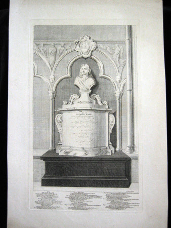 Memorial in Westminster Abbey to Brigadier-General Richard Kane (1662-1736) by Michael Rysbrack, ...