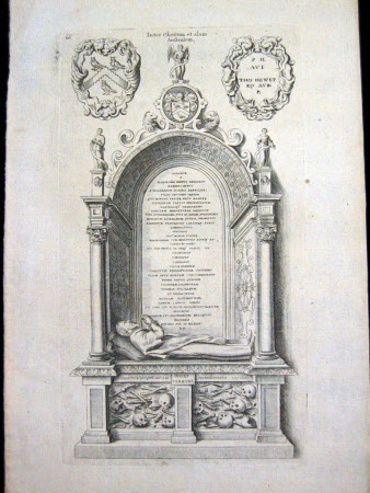 Memorial to John Hewet (1553-1602) of the Clothworkers Company, St Dionise Backchurch, London