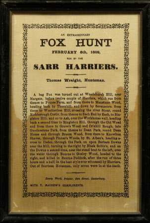Fox hunt report