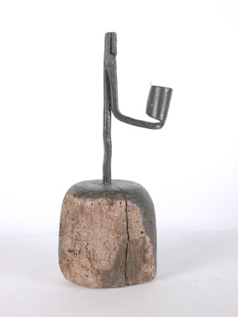 Rush light holder