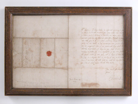 [Letter] 1652 10 23 Paris [to] Jane Lane from Charles R.