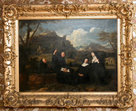 St. Scholastica Framed - Portraits of Saints