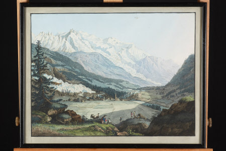 Vue de Valée Chamouny pris pres d' Argentiere
