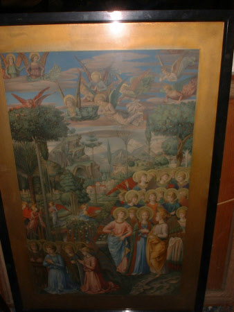 Angels at the Annunciation, from the Procession of the Adoration of the Magi 