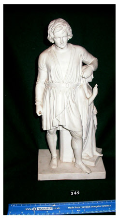 Self Portrait with the 'Goddess of Hope' (after Bertel Thorvaldsen)