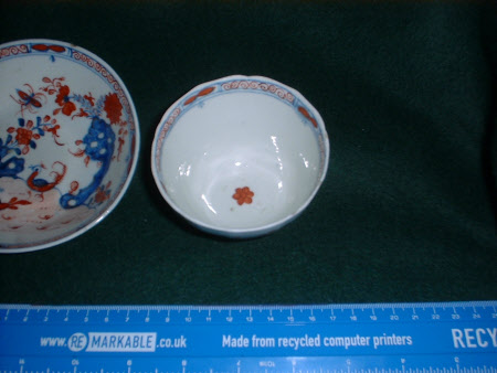 Teabowl and saucer