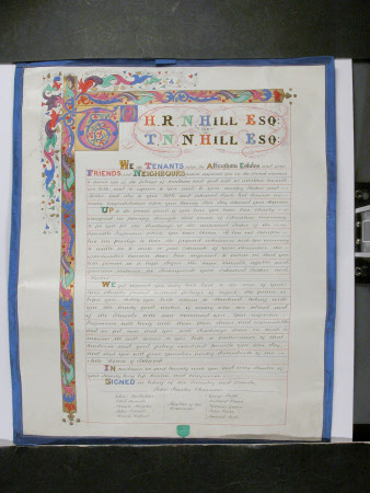 Illuminated address