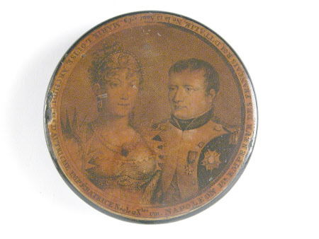 Empress Marie Louise, Empress of France (1791-1847) and Emperor Napoleon I, Emperor of France ...