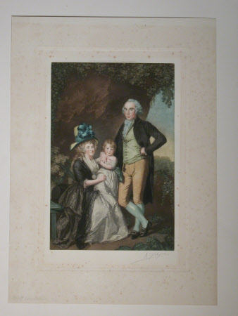 Richard Arkwright junior (1755-1843) his wife Margaret Biggensin, Mrs ...
