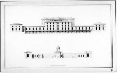Rear Elevation and Courtyard Elevation