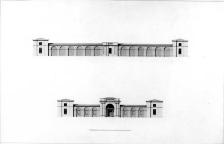 Stable Block Elevations South and West