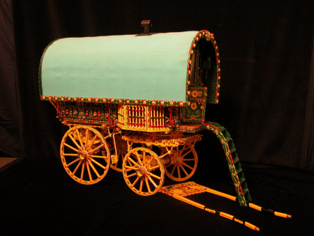 Bow top caravan