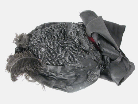 Mourning dress bonnet