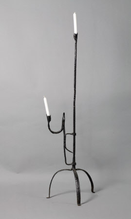Rush light holder
