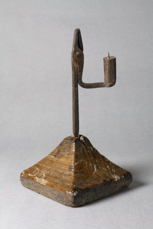 Rush light holder