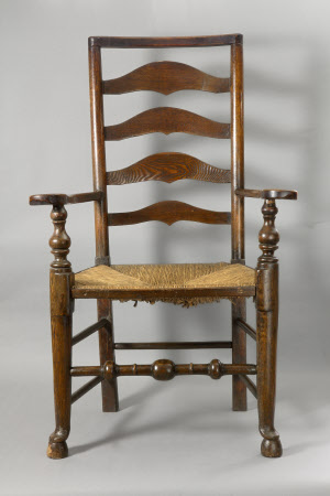 Ladderback armchair