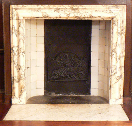 Chimneypiece, with bolection moulding, Marble Dining Room, Ham House