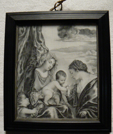 The Mystic Marriage of Saint Catherine (after Francesco Vecellio) 