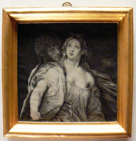Tarquin and Lucretia (after Jacopo Palma Negreti, known as Palma Vecchio) 