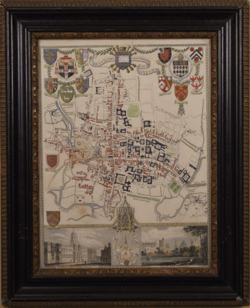 Map of City and University of Oxford
