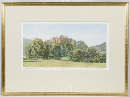 Dunster Castle, Somerset, from the park