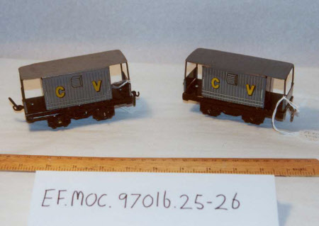 Toy train guard's van