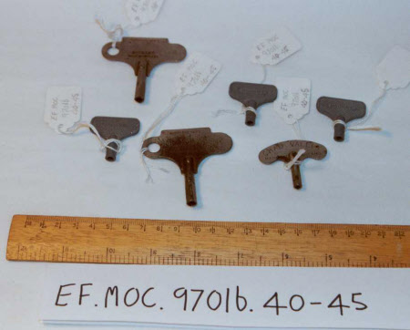 Clockwork toy key