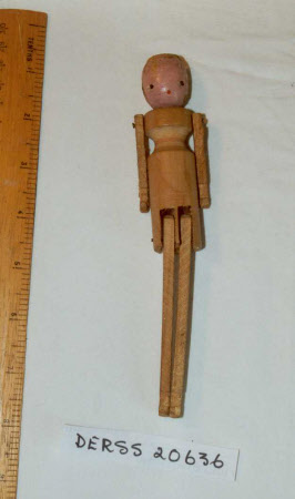 Peg wooden doll