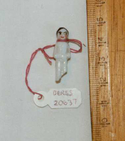 Glazed china doll