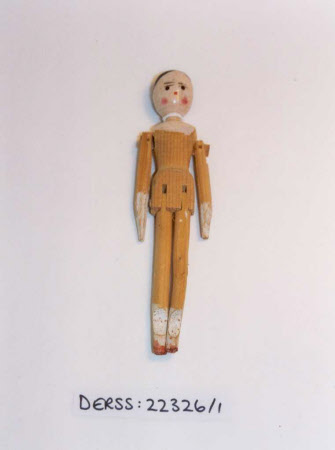 Peg wooden doll