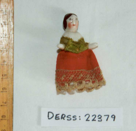 Glazed china doll