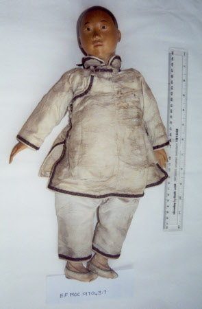Wooden-headed doll