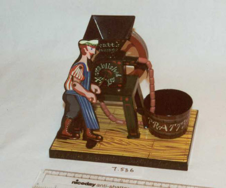 Toy sausage-making machine