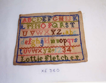 Sampler, Alphabets