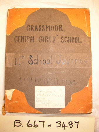 GRASSMOOR CENTRAL GIRLS' SCHOOL 11th School Journey. GUILDFORD. 1937.