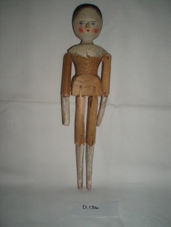 Peg wooden doll