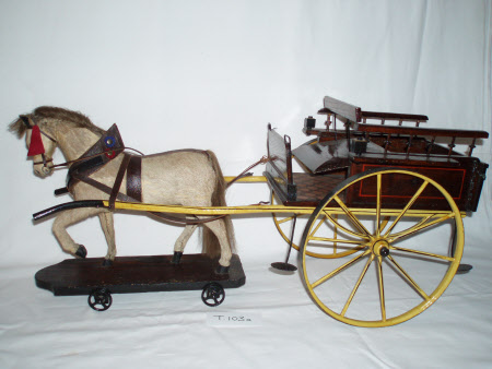 Toy horse and cart