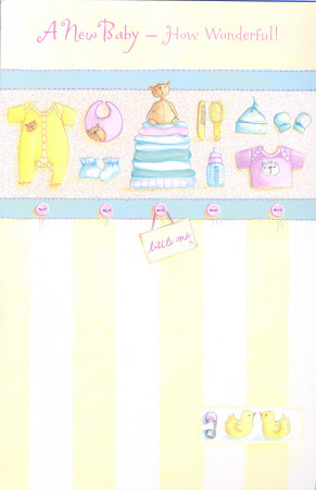 Baby congratulations card