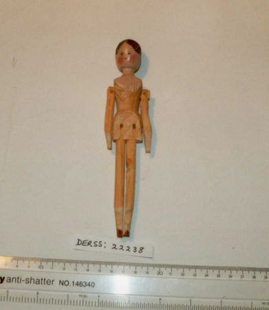 Peg wooden doll