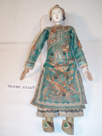 Wooden-headed doll