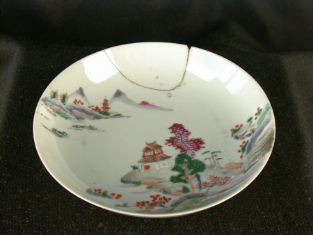 Tea bowl saucer