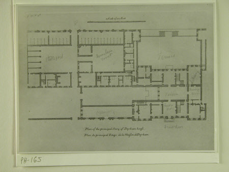 Plan of the Principle Storey of Dyrham Park, Gloucestershire 454004 ...