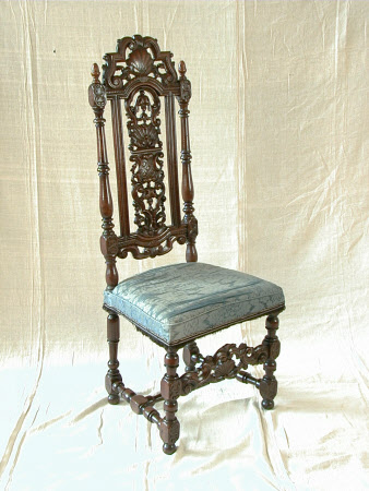 High-backed chair